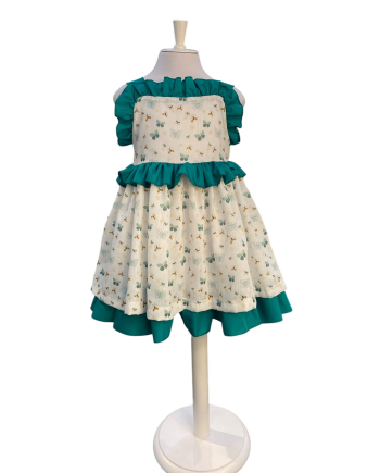 VESTIDO TALLE ALTO ESTAMP MARIPOSAS JADE