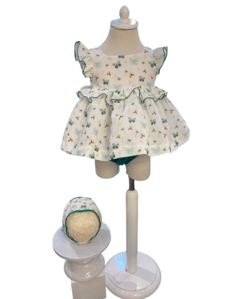 JESUSITO CON CUBRE PAÑAL ESTAMP MARIPOSAS JADE