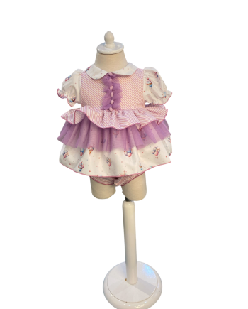 JESUSITO CON CUBRE PAÑAL ESTAMP HELADOS LILA