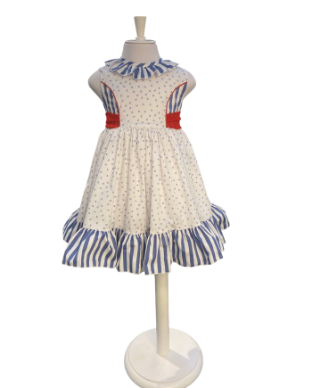 VESTIDO TALLE ALTO ESTAMP ANCLAS