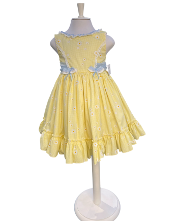 VESTIDO TALLE ALTO ESTAMP MARGARITAS