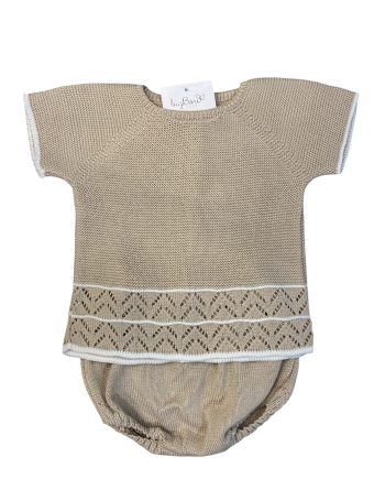 Traje 2 Piezas Corto M/C, culotte de punto, BARQUITOS BONA