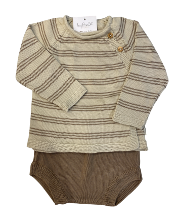 Traje listado, culotte Odine + Meav SEAWEAVES