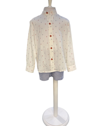 CONJ CAMISA Y BERMUDA ESTAMP ANCLAS