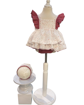 JESUSITO CON CUBRE PAÑAL ESTAMP FLORES MINI MALVA