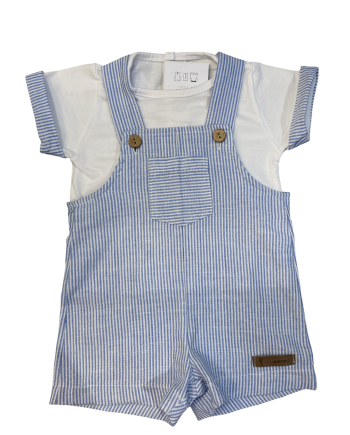 CONJUNTO BRAGA Y CAMISA LINEAS CELESTES