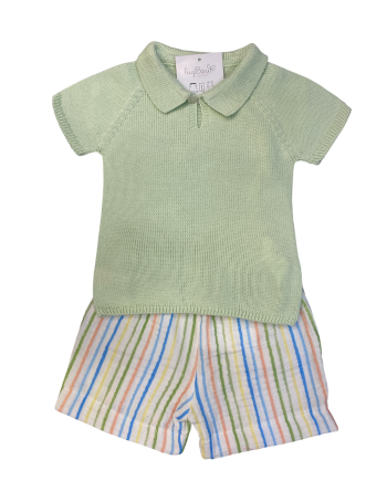 Jersey cuello polo + pantaloncito LIMA MUSEL