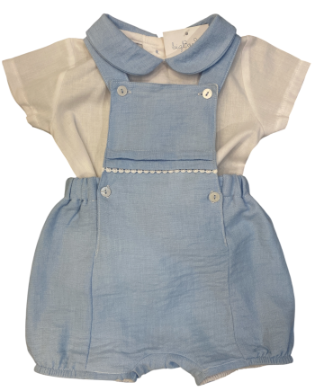 CONJUNTO BRAGA CORTA CON CAMISA BLUE