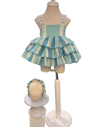 JESUSITO CON CUBRE PAÑAL ESTAMP LINEAS COMB AQUA